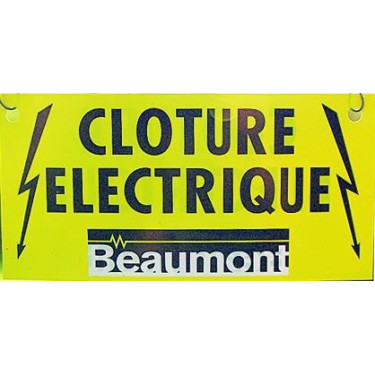 Placa de señalización para cercados Beaumont Placa de señalización para cercados Beaumont
