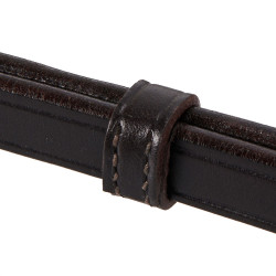 Brida de doma de cuero Dressage Equestro Marrón oscuro