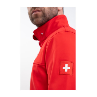 Chaqueta Harcour Menthue Unisex Swiss Equestrian Friends Roja Rojo