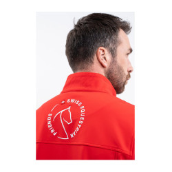 Chaqueta Harcour Menthue Unisex Swiss Equestrian Friends Roja Rojo