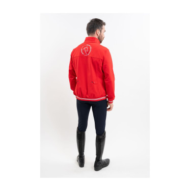 Chaqueta Harcour Menthue Unisex Swiss Equestrian Friends Roja Rojo