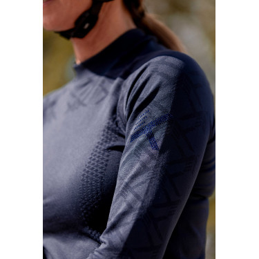 K by Equithème Capa base sin costuras K-Agility mujer Marino Azul marino