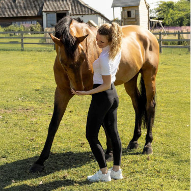 Pantalón de equitación Kentucky Miami de agarre completo para mujer Negro
