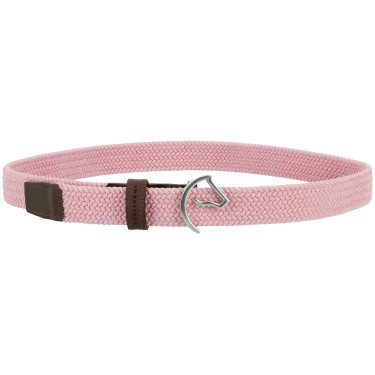 Equithème Cinturón trenzado EK-Horse Rosa