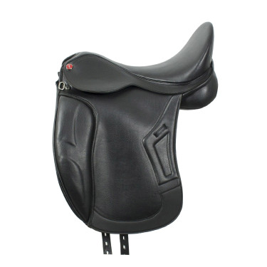 Silla de doma Brindisi en cuero PU Negro