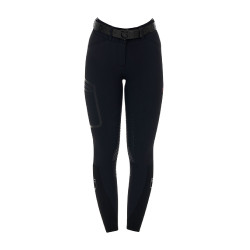 Pantalón slim fit de mujer de tiro alto Equestro Ridertechnology full grip
