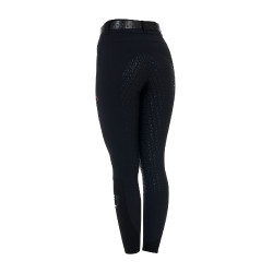 Pantalón slim fit de mujer de tiro alto Equestro Ridertechnology full grip