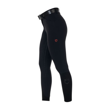 Pantalón slim fit de mujer de tiro alto Equestro Ridertechnology full grip