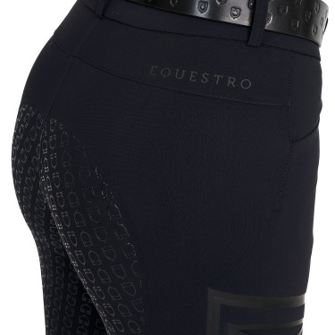 Pantalón slim fit de mujer de tiro alto Equestro Ridertechnology full grip
