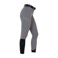 Pantalón slim fit mujer de talle alto Equestro Ridertechnology costuras termoselladas Sinsonte Gris