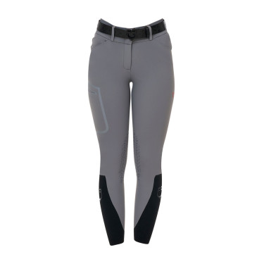 Pantalón slim fit mujer de talle alto Equestro Ridertechnology costuras termoselladas Pantalón slim fit mujer de talle alto Equestro Ridertechnology costuras termoselladas