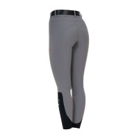 Pantalón slim fit mujer de talle alto Equestro Ridertechnology costuras termoselladas Sinsonte Gris