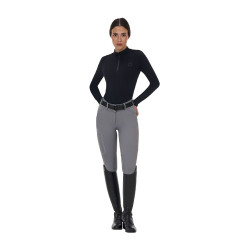 Pantalón slim fit mujer de talle alto Equestro Ridertechnology costuras termoselladas Pantalón slim fit mujer de talle alto Equestro Ridertechnology costuras termoselladas