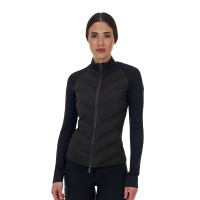 Chaqueta técnica para mujer Equestro Ridertechnology Hybrid Negro