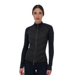 Chaqueta técnica para mujer Equestro Ridertechnology Hybrid Negro