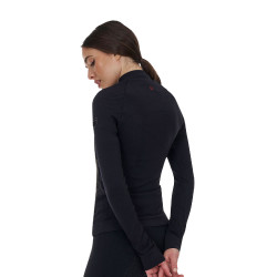 Chaqueta técnica para mujer Equestro Ridertechnology Hybrid Negro