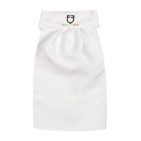 Plastrón de concurso con logotipo bordado Equestro X Fise Blanco