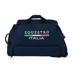 Bolsa trolley con logo Equestro X Fise Americana marina Azul marino
