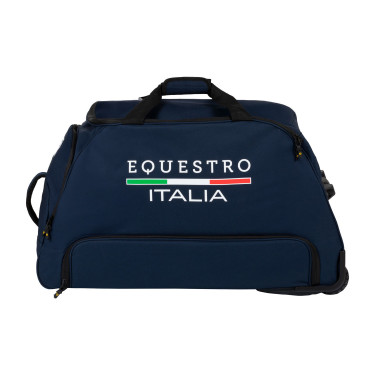 Bolsa trolley con logo Equestro X Fise Americana marina Azul marino