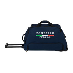 Bolsa trolley con logo Equestro X Fise Americana marina Azul marino
