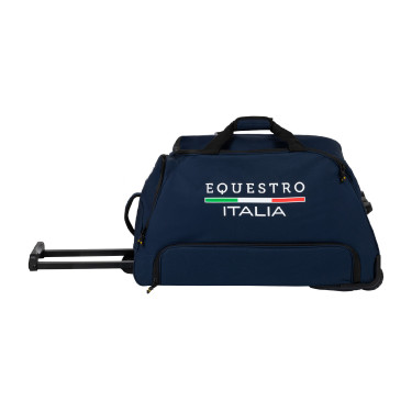 Bolsa trolley con logo Equestro X Fise Americana marina Azul marino