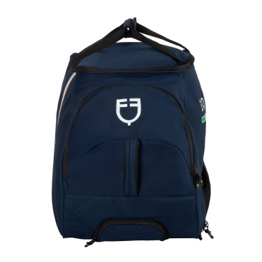 Bolsa trolley con logo Equestro X Fise Americana marina Azul marino