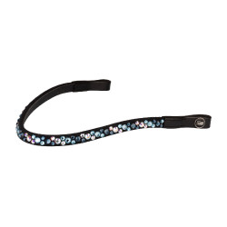 Frontalera con strass modelo Spirit Negro / azúl