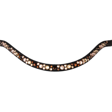 Frontalera con strass modelo Spirit Negro / dorado