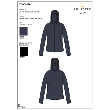 Softshell mujer línea Foldable Americana marina Azul marino Softshell mujer línea Foldable Americana marina Azul marino