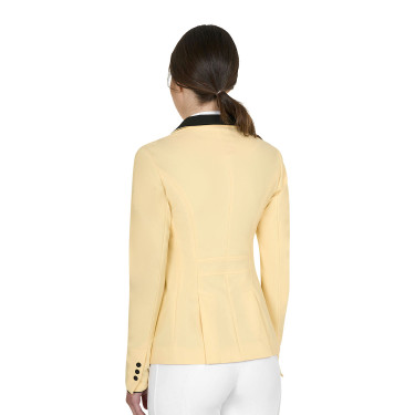 Chaqueta de concurso para mujer con cremallera y botones Sol Naranja