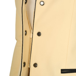 Chaqueta de concurso para mujer con cremallera y botones Sol Naranja
