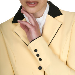 Chaqueta de concurso para mujer con cremallera y botones Sol Naranja