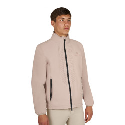 Softshell hombre con logotipo en la espalda Oxford tostado Rosa