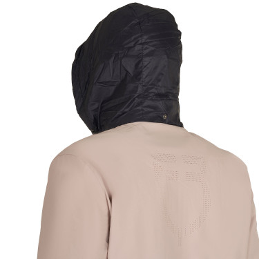 Softshell hombre con logotipo en la espalda Oxford tostado Rosa