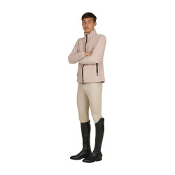 Softshell hombre con logotipo en la espalda Oxford tostado Rosa