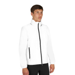 Softshell hombre con logotipo en la espalda Blanco