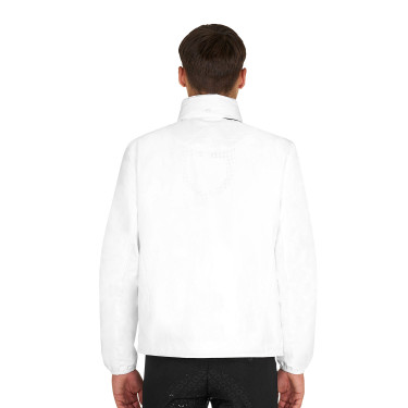 Softshell hombre con logotipo en la espalda Blanco