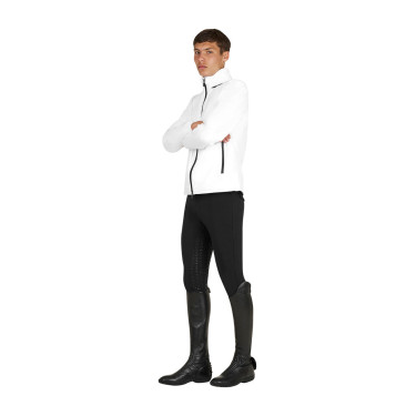 Softshell hombre con logotipo en la espalda Blanco