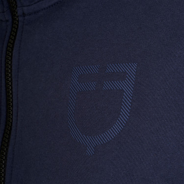 Sudadera de hombre con capucha ajustable y cremallera Americana marina Azul marino