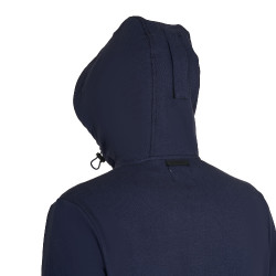Sudadera de hombre con capucha ajustable y cremallera Americana marina Azul marino