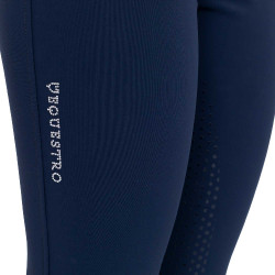 Pantalones de mujer full grip de tiro alto con logo de strass