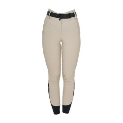Pantalones de mujer de tiro alto con monograma
