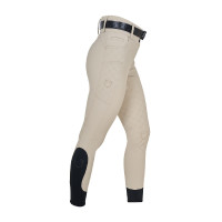 Pantalones de mujer de tiro alto con monograma Oxford tostado Rosa