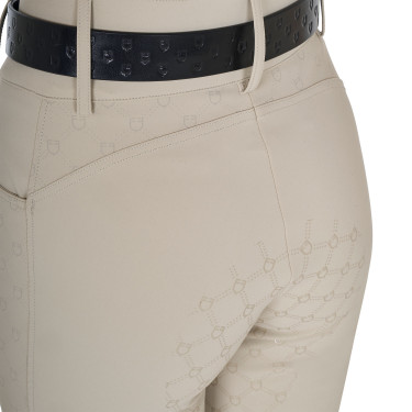 Pantalones de mujer de tiro alto con monograma