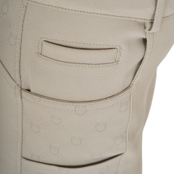 Pantalones de mujer de tiro alto con monograma