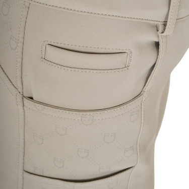Pantalones de mujer de tiro alto con monograma