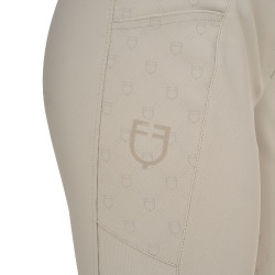 Pantalones de mujer de tiro alto con monograma