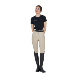 Pantalones de mujer de tiro alto con monograma