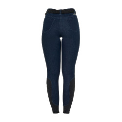 Pantalones de mujer de tejido vaquero Denim azul