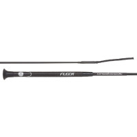 Fusta de doma Fleck "Carbon" Negro / oro rosa